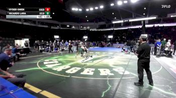 126 lbs Semifinal - Ryder Owen, Gonzaga Prep vs RIcardo Lara, Liberty Bell