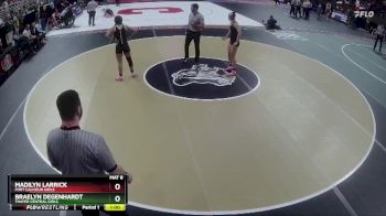 5th Place Match - Madilyn Larrick, Fort Calhoun Girls vs Braelyn Degenhardt, Thayer Central Girls