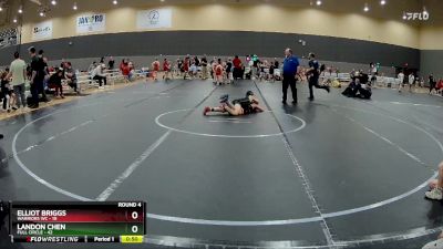 84 lbs Round 4 (10 Team) - Elliot Briggs, Warriors WC vs Landon Chen, Full Circle