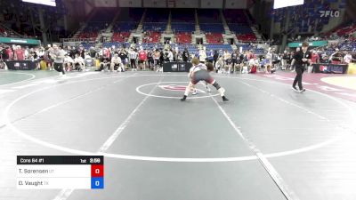 144 lbs Cons 64 #1 - Tucker Sorensen, UT vs Owen Vaught, TX