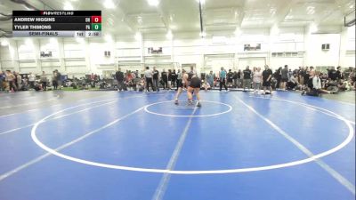 O-220 lbs Semifinal - Andrew Higgins, OH vs Tyler Thimons, PA