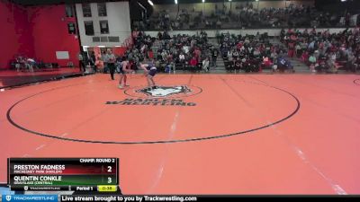 126 lbs Cons. Round 3 - Travis Rebout, Plainfield (SOUTH) vs Dylan Fillinger, WAUCONDA