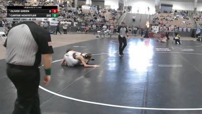 A 120 lbs Cons. Semi - Carter Hostetler, Spring Hill High School vs Oliver Green, Signal Mountain High School