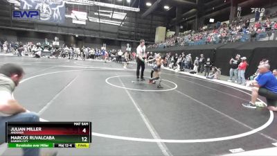 72 lbs Semifinal - Graham Sandoval, Cowboy vs Abraham Heim, Greater Heights