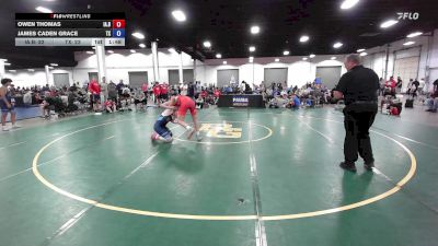 155 lbs Owen Thomas, Iowa Blue vs James Caden Grace, Texas