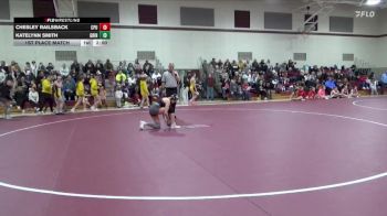 111-122 lbs 1st Place Match - Chesley Railsback, Center Point-Urbana Girls vs Katelynn Smith, Grinnell Girls