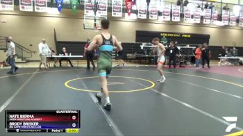 132 lbs Quarterfinal - Nate Bierma, Moen Wrestling Academy vs Brody Brisker, Big Game Wrestling Club