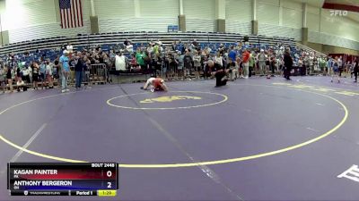 106 lbs Quarterfinal - Kagan Painter, PA vs Anthony Bergeron, OH