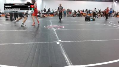 218 lbs Semifinal - Elijah Gawronski, Top Rank vs John Gill, Woodland Wrestling