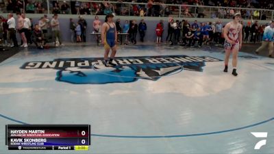 220 lbs Rr1 - Kavik Skonberg, Kodiak Wrestling Club vs Hayden Martin, Avalanche Wrestling Association