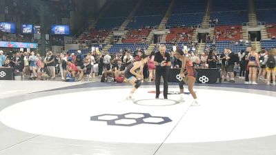 105 lbs Cons. Rd Of 32 - Leyah Johnson, Indiana vs Breanna Higgins, Georgia