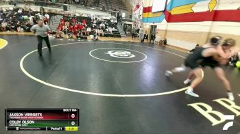 182 lbs Semifinal - Jaxson Viergets, Thunder Basin High School vs Colby Olson, Cheyenne East