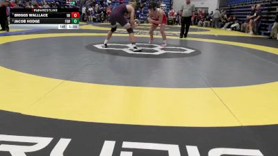 157 lbs Quarterfinal - Briggs Walllace, Van Wert vs Jacob Hodge, Fowlerville
