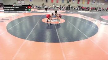 141 lbs Cons. Round 3 - Chase Smith, Augsburg vs Carter De La Cerna, North Central