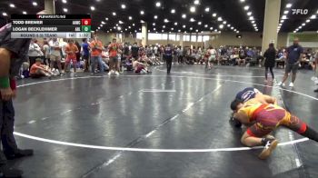 132 lbs Round 5 (6 Team) - Todd Brewer, All American WC vs Logan Becklehimer, Assassins Black