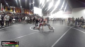 113 lbs Champ. Round 2 - Joshua Grajeda, Bell Gardens vs Om Kulkarni, Valencia