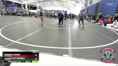 127-130 lbs Semifinal - KiMorah Cathey, Hurricane vs Charlie Kay Kennedy, Standfast