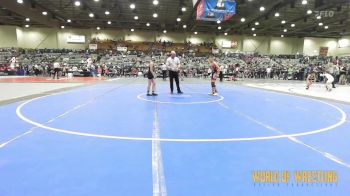 90 lbs Quarterfinal - Mercer Hamilton, Mat Demon Wrestling Club vs Ethan Ramirez, Elite Force Wrestling Club