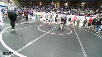 58 lbs Consi Of 8 #1 - Zayn Sanders, Stroud Youth Wrestling Club vs Dean McInerney, Sallisaw Takedown Club