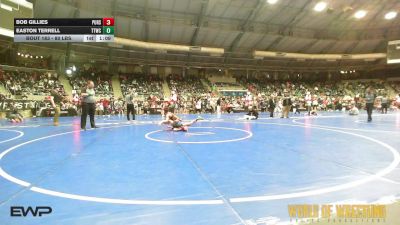 80 lbs Semifinal - Bob Gillies, Pursuit vs Easton Terrell, Team Tulsa Wrestling Club