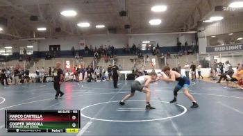 152 lbs Cons. Round 4 - Marco Cartella, Miller Wrestling Academy vs Cooper Driscoll, St Edward High School