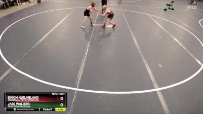 84 lbs Cons. Round 3 - Simon Hjelmeland, Centennial Youth Wrestling vs Jase Walizer, Princeton Wrestling