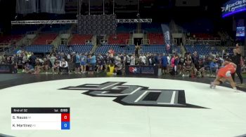 180 lbs Rnd Of 32 - Sabrina Nauss, Michigan vs Karla Martinez, Kansas