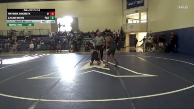 125 lbs Champ. Round 1 - Hayden Ancheta, San Francisco State vs Caleb Rivas, Cal Poly SLO