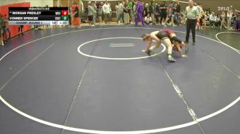 132 lbs Champ. Round 1 - Conner Spencer, Sweet Home vs Morgan Presley, White River