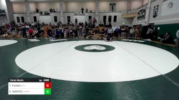 132 lbs Consolation - Tristan Forest, Whitman-Hanson vs ETHAN MARTEL, Mt. Hope