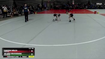 54 lbs Champ. Round 1 - Reuben Kruchowski, RLCC/Oklee vs Dawson Welch, Wabasso