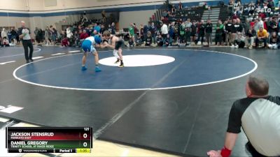 121 lbs Quarterfinal - Daniel Gregory, Trinity School At River Ridge vs Jackson Stensrud, Mankato East