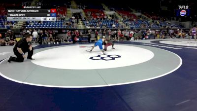 165 lbs Champ. Rd Of 128 - Quintraylon Johnson, TX vs Hayze Ivey, OK