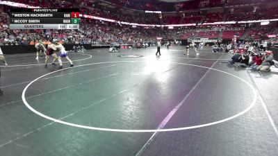 215 lbs Quarters - McCoy Smith, Waunakee vs Weston Hackbarth, Hamilton