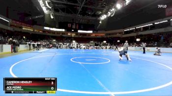 120 lbs Cons. Round 6 - Cameron Hensley, Casteel vs Ace Pedro, Tempe High School