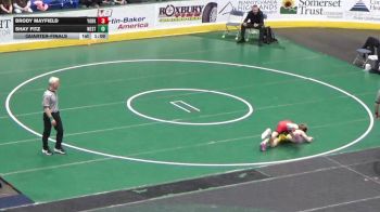 124 lbs Quarterfinal - Brody Mayfield, York Suburban vs Shay Fitz, West Jefferson Hills