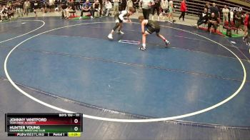 111 lbs Semifinal - Johnny Whitford, Team Pride Academy vs Hunter Young, Champions Wrestling Club