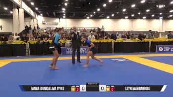 Lily Nevaeh Barroso vs Maria Eduarda Lima Ayres 2025 World IBJJF Jiu-Jitsu No-Gi Championship