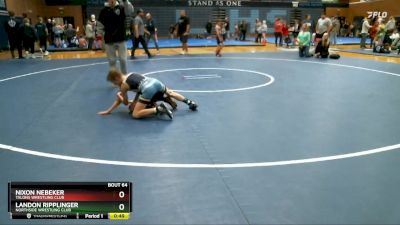 68-72 lbs Round 1 - Nixon Nebeker, Talons Wrestling Club vs Landon Ripplinger, Northside Wrestling Club