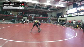 125 lbs Semifinal - Spencer Moore, Illinois vs Mack Mauger, Missouri