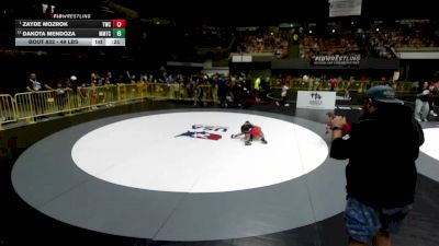 49 lbs Cons. Semis - Dakota Mendoza, MTC - MANTANONA TRAINING CENTER vs Zayde Mozrok, Truckee Wrestling Club