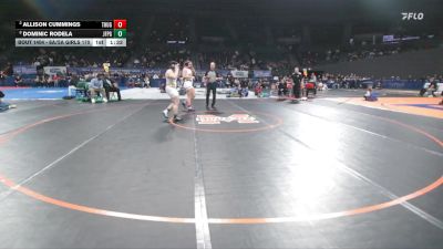 6A/5A Girls 170 1st Place Match - Dominic Rodela, Jefferson (Portland) Girls vs Allison Cummings, Thurston Girls