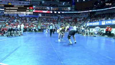 1A-285 lbs Champ. Round 1 - Jace Pedersen, South Central Calhoun vs Jack Sheeder, AC/GC