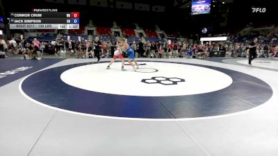 138 lbs Champ. Rd Of 32 - Connor Crum, WA vs Jack Simpson, CO