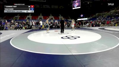 144 lbs Cons. Sub-quarters - Dominic Way, WV vs Cale Nash, IA
