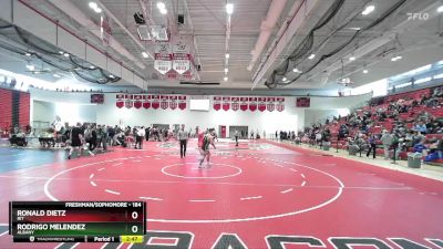 184 lbs Quarterfinal - Ronald Dietz, RIT vs Rodrigo Melendez, Albany