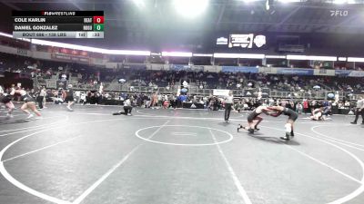 138 lbs 3rd Place - Cole Karlin, Beatrice WC vs Daniel Gonzalez, Rogue Warrior WC