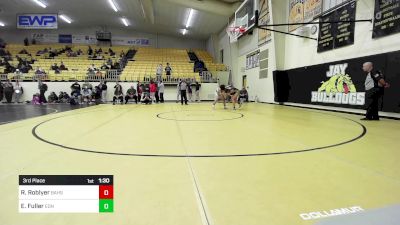 145 lbs 3rd Place - Riley Roblyer, Broken Arrow Girls HS vs Ezmerelda Fuller, Edmond North