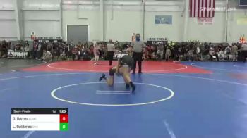 101 lbs Semifinal - Gabriella Gomez, Gomez Wresling vs Lilyana Balderas, Swamp Monsters