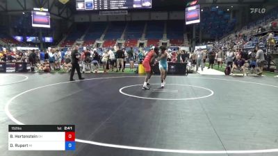 152 lbs Cons 32 #1 - Bronson Hertenstein, Ohio vs Dayveon Rupert, Michigan